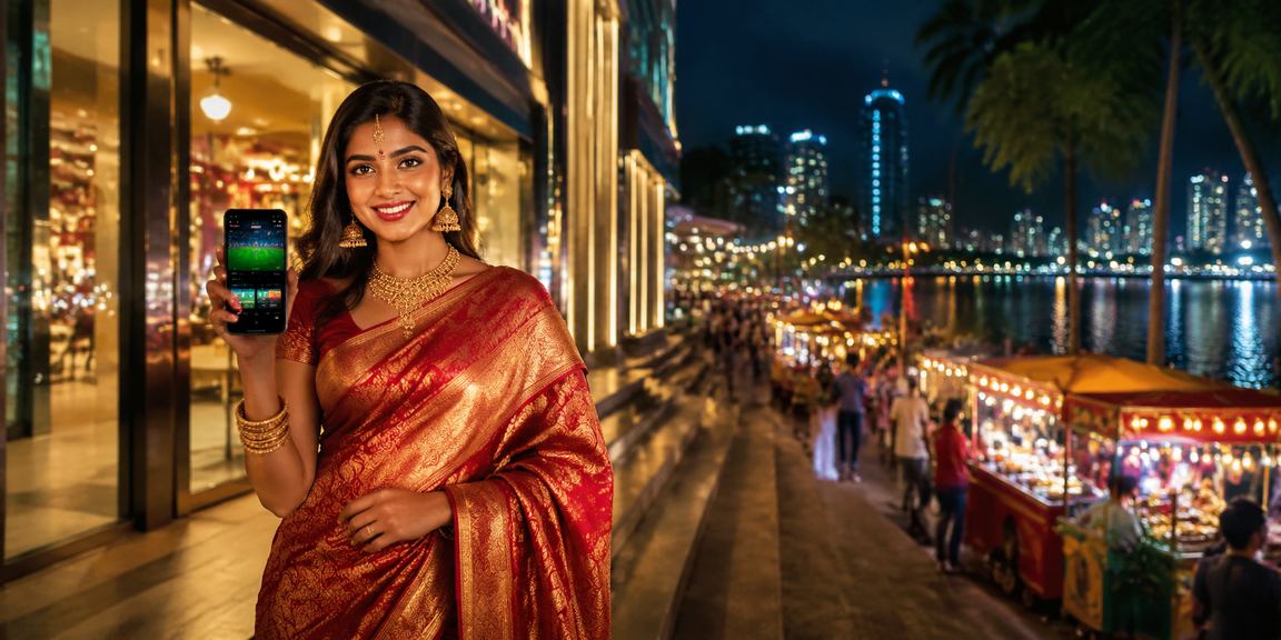 Outdoor view of sports betting in Bangalore