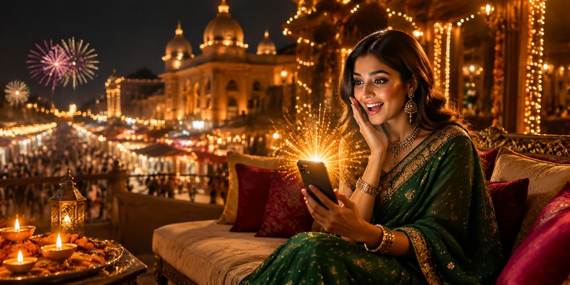 Indian player enjoying live casino on mobile